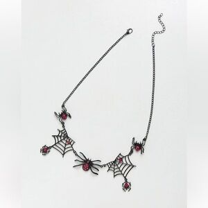 Modcloth Baby Spider Nursery Necklace, Black/Red, OS, NWT